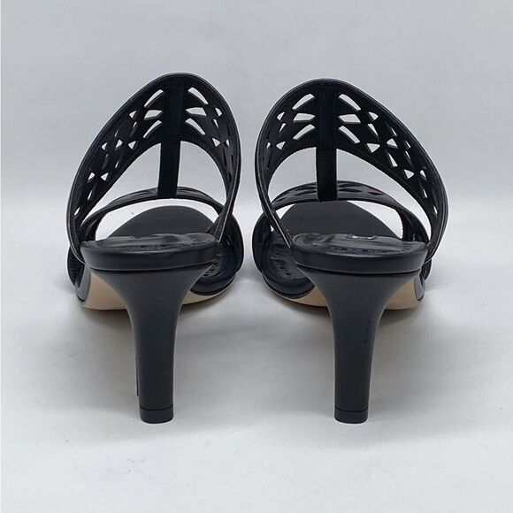 Manolo Blahnik Sophocles Perforated Mules - Picture 6 of 13